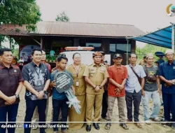 Wakil Ketua DPRD Provinsi Kalimantan Utara, H. Muhammad Nasir, SE., MM., menghadiri acara penyerahan bantuan mobil ambulans