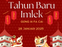 GEKRAFS KALIMANTAN UTARA MENGUCAPKAN GONG XI FAT CAI 2576 /2025