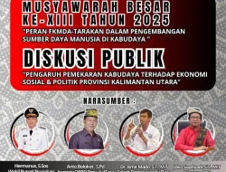 Diskusi Publik Dengan Tema “Pengaruh Pemekaran Kabudaya Terhadap Ekonomi, Sosial Budaya dan Polotik di Kaltara”