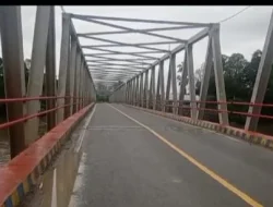 Jembatan Tanjung Palas Akan Diperbaiki Awal Juni 2025, Lalu Lintas Ditutup Sementara