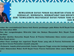 Dolleh Ucau Terpilih Jadi Ketua Adat Punan Se-Kaltara