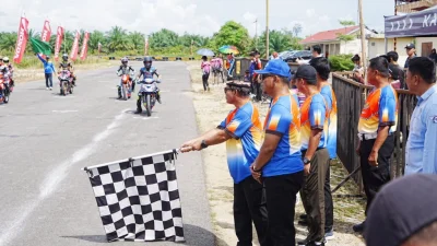 Gubernur Zainal Lepas Kejurnas Motoprix Region 3 Gubernur Kaltara Cup 2025
