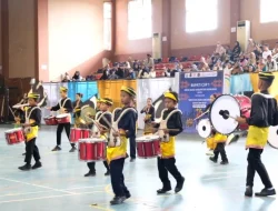 Tampil Sebagai Pembuka, Marching Band Gema Swara Paguntaka Bikin Penonton Terpukau di GOR Dwikora Nunukan