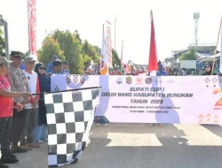 Lomba Karnaval Kendaraan Hias dan Parade Street Drum Band Meriahkan Rangkaian HUT Kabupaten Nunukan ke-26