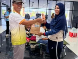 Pemprov Kaltara Gelar Senam dan Donor Darah, Jaga Ketersediaan Stok PMI