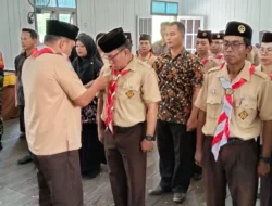 Pelantikan Majelis Pembimbing, Pengurus, dan Lembaga Pemeriksa Keuangan Kwartir Ranting Tanjung Palas Barat Masa Kerja 2026–2029