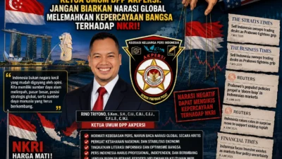 Ketua Umum DPP AKPERSI: Jangan Biarkan Narasi Asing Melemahkan Indonesia dan Memecah Belah NKRI