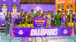 Tutup Turnamen Futsal Pelajar, Gubernur Motivasi Atlet Muda Raih Prestasi Lebih Tinggi
