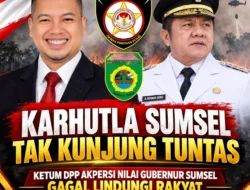 Ketum DPP AKPERSI Desak Kemendagri Evaluasi Herman Deru di Tengah Krisis Karhutla Sumsel